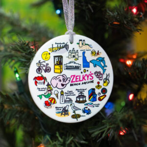 rehoboth delaware novelty christmas holiday ornament decor decoration zelkys beach arcade item