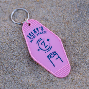 rehoboth delaware souvenir novelty hotel plastic keychain zelkys beach arcade collectible item
