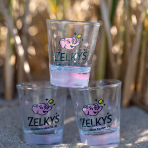 souvenir drinkware glass shot glass rehoboth zelkys beach arcade collectible item