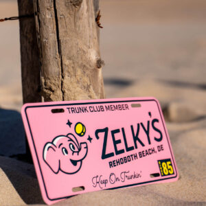 rehoboth delaware novelty license plate vanity car decoration zelkys beach arcade collectible item