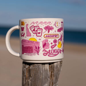 rehoboth souvenir ceramic mug drinkware rehoboth beach zelkys arcade delaware
