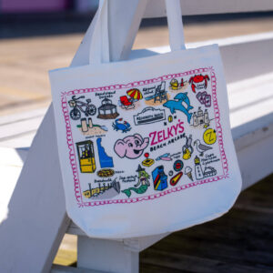 rehoboth delaware souvenir reusable tote grocery textile fabric bag