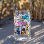 rehoboth delaware souvenir glass drinkware illustrated zelkys beach arcade collectible item