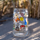 rehoboth delaware souvenir glass drinkware illustrated zelkys beach arcade collectible item