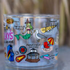 rehoboth delaware souvenir glass drinkware illustrated zelkys beach arcade collectible item